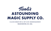Tivoli's Astounding Magic Supply Co. Illusionarium and De-Lux Haberdashery Washington, DC logo