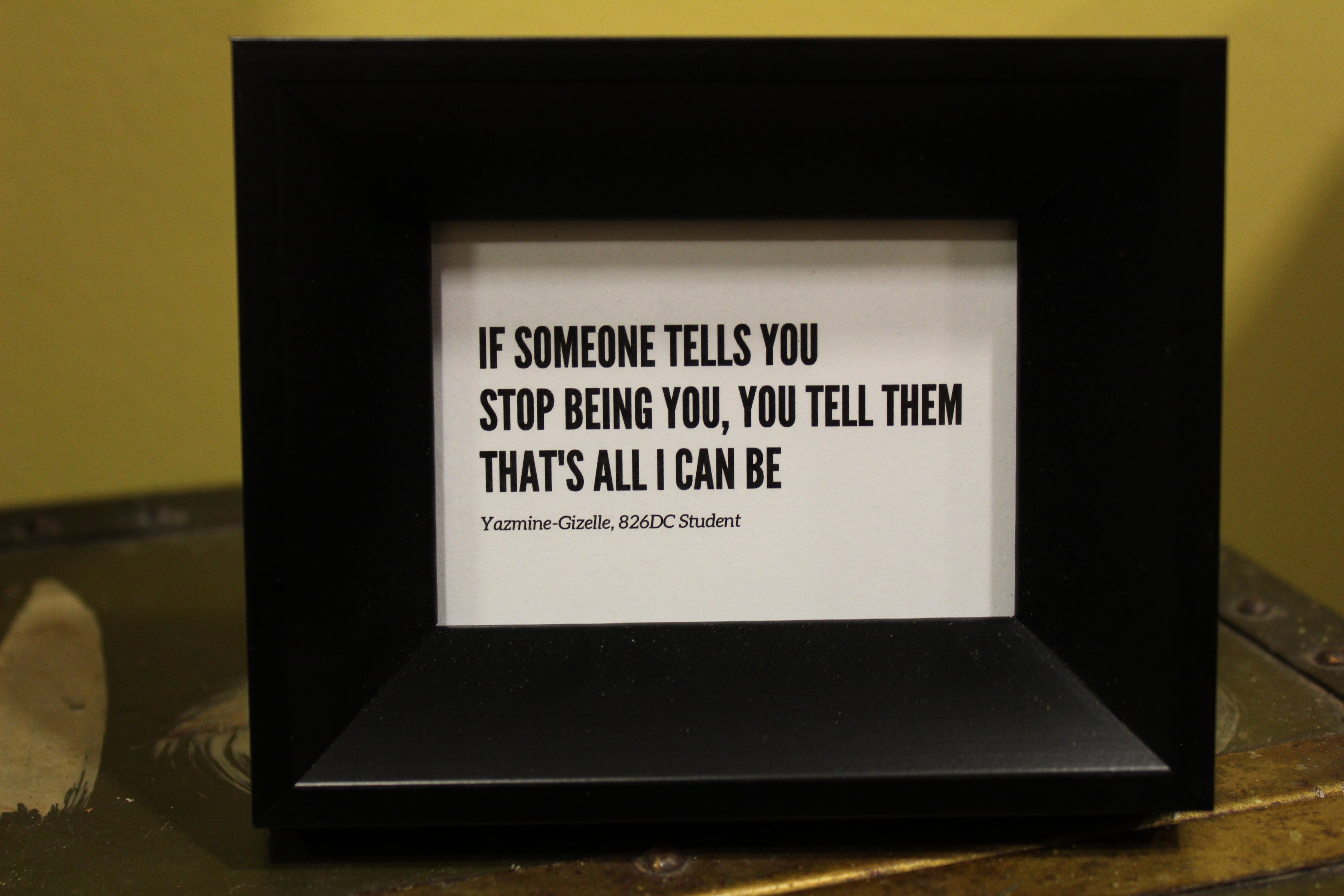 Student Quote Frames