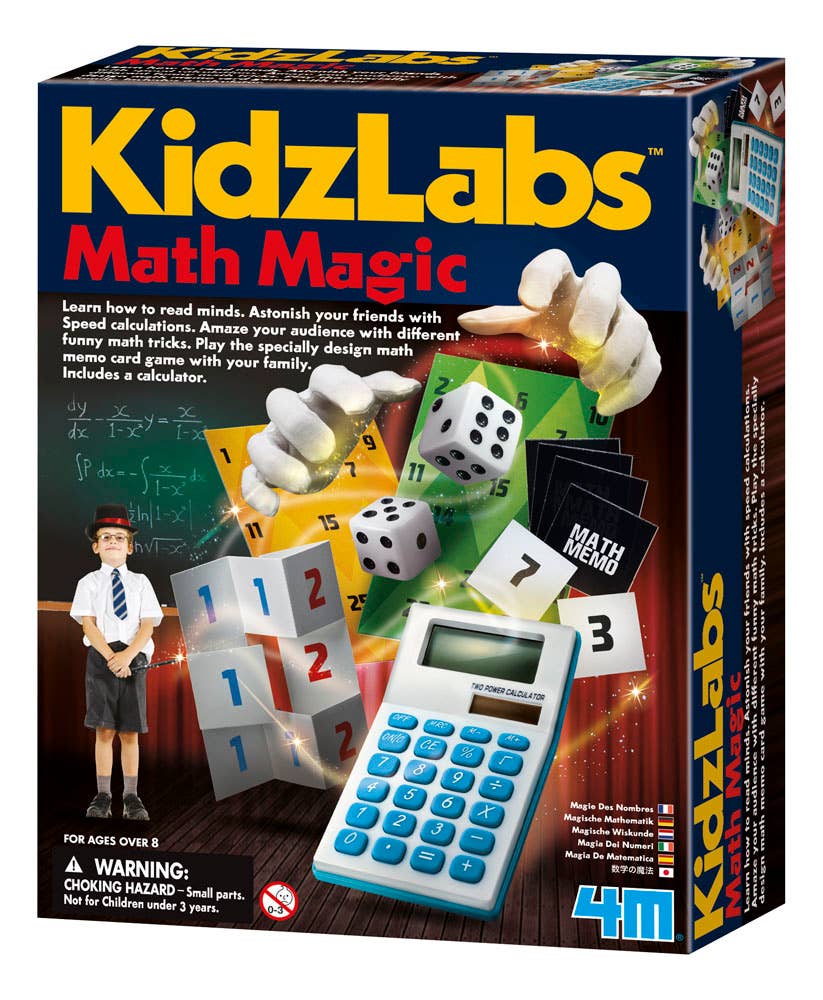 KidzLabs 4M Math Magic - front of box